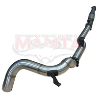 MANTA 4" TURBO BACK SIDE-EXIT EXHAUST SYSTEM WITH NO CAT FITS TOYOTA LANDCRUISER VDJ79R 4.5L V8 2016-2024 (SSMKTY0384)