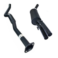 REDBACK 2.5" CATBACK EXHAUST SYSTEM WITH HOTDOG/DUAL REAR MUFFLER FITS HOLDEN COMMODORE VT VX VY V6 SEDAN