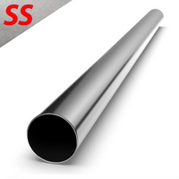 1" INCH (25MM) 304 GRADE STAINLESS STEEL EXHAUST PIPE TUBE 1 METRE