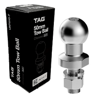 TAG CHROME TOW BALL - 50MM 3.5 TONNE (UNT010)