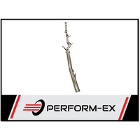 PERFORM-EX 3" STAINLESS STEEL PIPE ONLY TURBO BACK EXHAUST FITS HOLDEN COLORADO RG 2.8L TD 9/2016-6/2020 (DPF DELETE)