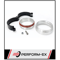 2.5" (63MM) ALUMINIUM ANODIZED BLACK INTERCOOLER CLAMP KIT (ICC250-AAB)