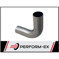 Exhaust Pipe Mandrel Bend - 2.5" Inch 90 Degree 63mm Aluminised Mild Steel