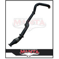 MANTA 4" TURBO BACK SIDE-EXIT EXHAUST SYSTEM WITH NO CAT FITS TOYOTA LANDCRUISER VDJ79R 4.5L V8 2016-2024 (MKTY0384)