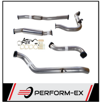 PERFORM-EX 3" STAINLESS STEEL WITH HOTDOG TURBO BACK EXHAUST SYSTEM FITS NISSAN PATROL Y61 GU 3.0L TD WAGON