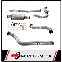 PERFORM-EX 3" STAINLESS STEEL CAT/MUFFLER TURBO BACK EXHAUST SYSTEM FITS NISSAN PATROL Y61 GU 3.0L TD WAGON