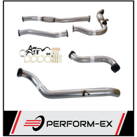 PERFORM-EX 3" STAINLESS STEEL CAT/PIPE ONLY TURBO BACK EXHAUST SYSTEM FITS NISSAN PATROL Y61 GU 3.0L TD WAGON