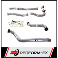 PERFORM-EX 3" STAINLESS STEEL PIPE ONLY TURBO BACK EXHAUST SYSTEM FITS NISSAN PATROL Y61 GU 3.0L TD WAGON