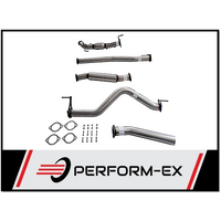 PERFORM-EX 3" STAINLESS STEEL CAT/HOTDOG TURBO BACK EXHAUST FITS NISSAN NAVARA D23 NP300 2.3L TD 4CYL 2015-ON