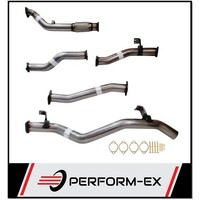 PERFORM-EX 3" STAINLESS STEEL PIPE ONLY TURBO BACK EXHAUST SYSTEM FITS TOYOTA LANDCRUISER VDJ79R DUAL CAB 2012-2016