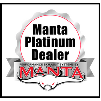 MANTA 3" DPF BACK EXHAUST SYSTEM WITH TWIN TIP SIDE EXIT FITS FORD RANGER NEXT GEN 3.0L V6 2022-ON (MKFD0275T)