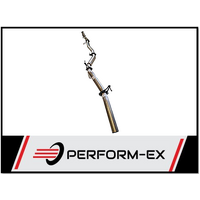 PERFORM-EX 3" STAINLESS STEEL CAT/HOTDOG TURBO BACK EXHAUST FITS NISSAN NAVARA D23 NP300 2.3L TD 4CYL 2015-ON