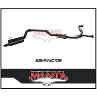 MANTA 3" STAINLESS STEEL CAT BACK EXHAUST WITH MEDIUM MUFFLER FITS NISSAN PATROL Y62 5.6L V8 2012-ON (SSMKNI0108)