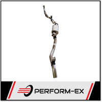 PERFORM-EX 3" STAINLESS STEEL CAT/MUFFLER TURBO BACK EXHAUST SYSTEM FITS TOYOTA LANDCRUISER VDJ79R 2012-2016 DUAL CAB