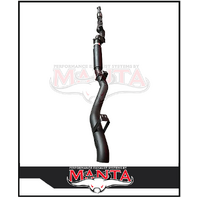 Manta 4" Turbo Back Exhaust System fits Toyota Landcruiser VDJ79R 4.5L V8 2016-ON (MKTY0194)