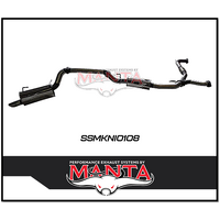 MANTA 3" STAINLESS STEEL CAT BACK EXHAUST WITH MEDIUM MUFFLER FITS NISSAN PATROL Y62 5.6L V8 2012-ON (SSMKNI0108)