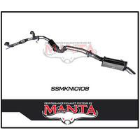 MANTA 3" STAINLESS STEEL CAT BACK EXHAUST WITH MEDIUM MUFFLER FITS NISSAN PATROL Y62 5.6L V8 2012-ON (SSMKNI0108)