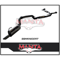 MANTA 3" STAINLESS STEEL CAT BACK EXHAUST WITH HOTDOG/MUFFLER FITS NISSAN PATROL Y62 5.6L V8 2012-ON