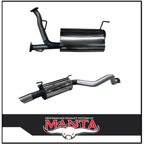 A Manta exhaust system for a Toyota Landcruiser UZJ200R.