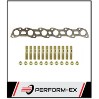 EXTRACTOR GASKET, STUD & NUT KIT FITS HOLDEN COMMODORE VL 3.0L 6CYL RB30 (EXTRACTORS)