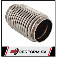 STAINLESS STEEL 4" X 1.75" (45MM) EXHAUST RACE FLEX BELLOW WITH INNER SLEEVE (FLEX4175C)