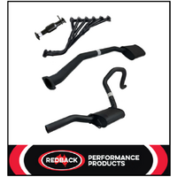 REDBACK EXTRACTORS, HI FLOW CAT, 2.5" CATBACK WITH REAR MUFFLER FITS FORD FALCON EA EB ED EF EL AU 4.0L 6CYL SEDAN