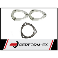 2.25" (57MM) X 3 BOLT FLANGE PLATE KIT (STAINLESS STEEL)