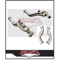 MANTA 1 7/8" 4 INTO 1 EXTRACTORS & CATS KIT FITS FORD MUSTANG FM S550 5.0L V8 (FX-218KIT)