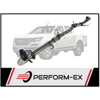 PERFORM-EX 3" STAINLESS STEEL NO CAT/HOTDOG TURBO BACK EXHAUST FITS HOLDEN COLORADO RG 2.8L TD 9/2016-6/2020 (DPF DELETE)