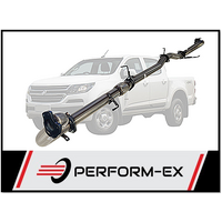 PERFORM-EX 3" STAINLESS STEEL PIPE ONLY TURBO BACK EXHAUST FITS HOLDEN COLORADO RG 2.8L TD 9/2016-6/2020 (DPF DELETE)