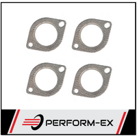 4 X EXHAUST FLANGE GASKET 3" (76MM) 106MM BOLT HOLE CENTRES TO SUIT COMMODORE