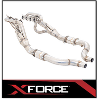 XFORCE STAINLESS STEEL HEADERS 1 7/8" & HIGH FLOW 3" METALLIC CATS FITS FORD MUSTANG GT FN 5.0L V8 6/2018-ON