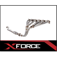 XFORCE UNPOLISHED STAINLESS STEEL HEADERS & CAT FITS FORD FALCON BA BF XR6 NON TURBO SEDAN UTE