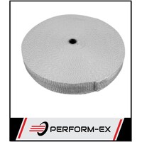 WHITE FIBRE GLASS HEAT TAPE - 51MM X 3MM X 30MTR