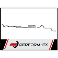 STANDARD ENGINE BACK EXHAUST SYSTEM FITS FORD FALCON XH UTE 6CYL 4/96-5/99