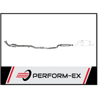 STANDARD ENGINE BACK EXHAUST SYSTEM FITS FORD FALCON BF UTE 6CYL 10/05-4/08