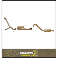 KING BROWN 3" CAT BACK EXHAUST SYSTEM FITS TOYOTA LANDCRUISER UZJ100R 4.7L V8 1998-2007