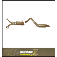 KING BROWN 2.5" CAT BACK EXHAUST SYSTEM FITS TOYOTA LANDCRUISER UZJ200R 4.7L V8 (KB12035-XXMR)