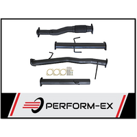 PERFORM-EX 3" DPF BACK PIPE ONLY EXHAUST SYSTEM FITS MITSUBISHI TRITON MQ MR 2.4L 4N15 4CYL 3/2015-ON