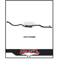 MANTA 3" TURBO BACK EXHAUST SYSTEM FITS TOYOTA LANDCRUISER HZJ105R 4.2L 1HZ WITH CT26 TURBO 1998-2007 (MKTY0088)