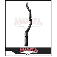 Manta 4" Turbo Back Exhaust System fits Toyota Landcruiser VDJ79R 4.5L V8 2016-ON (MKTY0192)