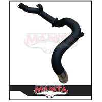 MANTA 4" DPF BACK SIDE-EXIT EXHAUST SYSTEM FITS TOYOTA LANDCRUISER VDJ79R 4.5L V8 2016-2024 (MKTY0382)