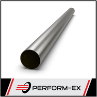 4" (102MM) INCH MILD STEEL STRAIGHT EXHAUST TUBE X 1 METRE