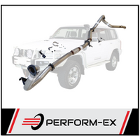 PERFORM-EX 3" STAINLESS STEEL WITH HOTDOG TURBO BACK EXHAUST SYSTEM FITS NISSAN PATROL Y61 GU 3.0L TD WAGON