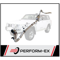 PERFORM-EX 3" STAINLESS STEEL CAT/MUFFLER TURBO BACK EXHAUST SYSTEM FITS NISSAN PATROL Y61 GU 3.0L TD WAGON