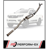 PERFORM-EX SS 3" DPF BACK EXHAUST WITH MUFFLER FITS NISSAN NAVARA D23 NP300