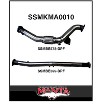 MANTA 3" STAINLESS STEEL DPF DELETE FITS MAZDA BT-50 UR 3.2L TD 5CYL 2016-2020 (SSMKMA0010)