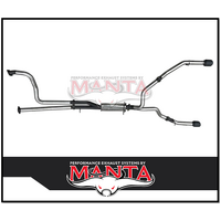 MANTA 3" STAINLESS STEEL CAT BACK EXHAUST FITS RAM 1500 DT TRX 6.2L SUPERCHARGED V8 (SSMKRA0010)