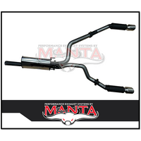 MANTA 3" STAINLESS STEEL CAT BACK EXHAUST WITH REAR MUFFLERS FITS RAM 1500 DS 5.7L V8 1/2017-ON (SSMKRA0013)