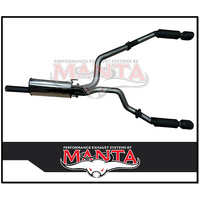 MANTA 3" STAINLESS STEEL CAT BACK EXHAUST WITH REAR MUFFLERS FITS RAM 1500 DS 5.7L V8 1/2017-ON (SSMKRA0019)